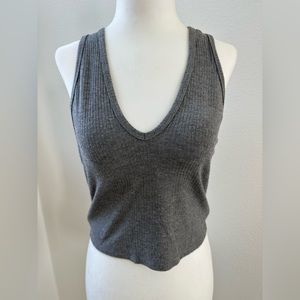 DESTINED Tilly’s Cropped Tank Top in Grey